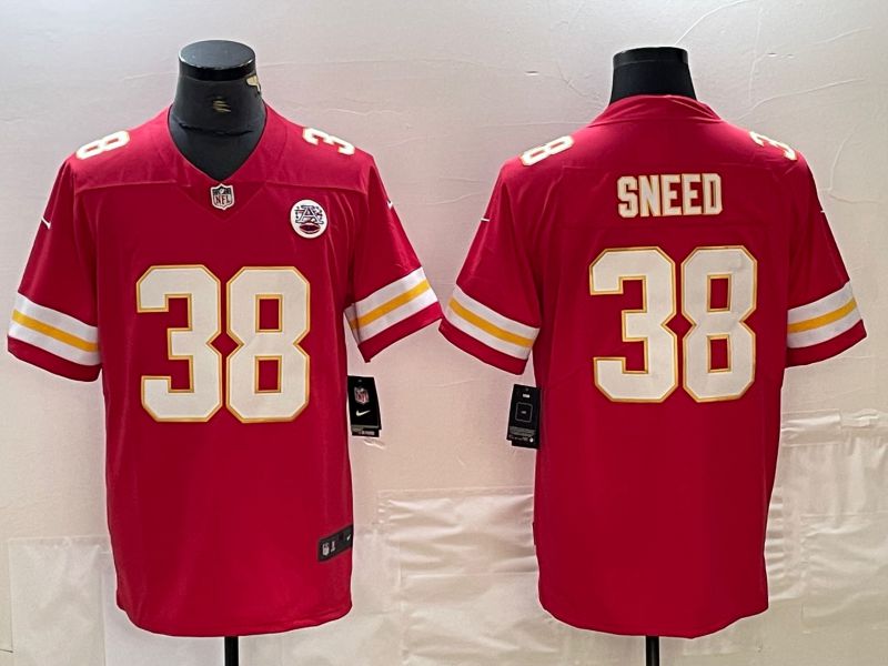 Men Kansas City Chiefs #38 Sneed Red 2024 Nike Vapor Untouchable Limited NFL Jersey->kansas city chiefs->NFL Jersey